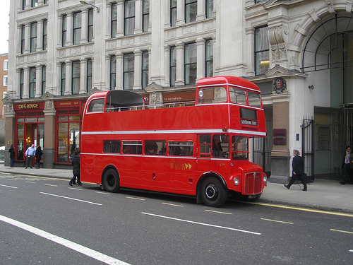 Los buses rojos de Londres